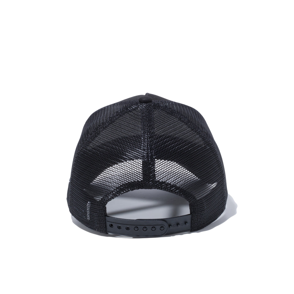 Youth 9FORTY A-Frame トラッカー ラバーロゴ NEW ERA ブラック