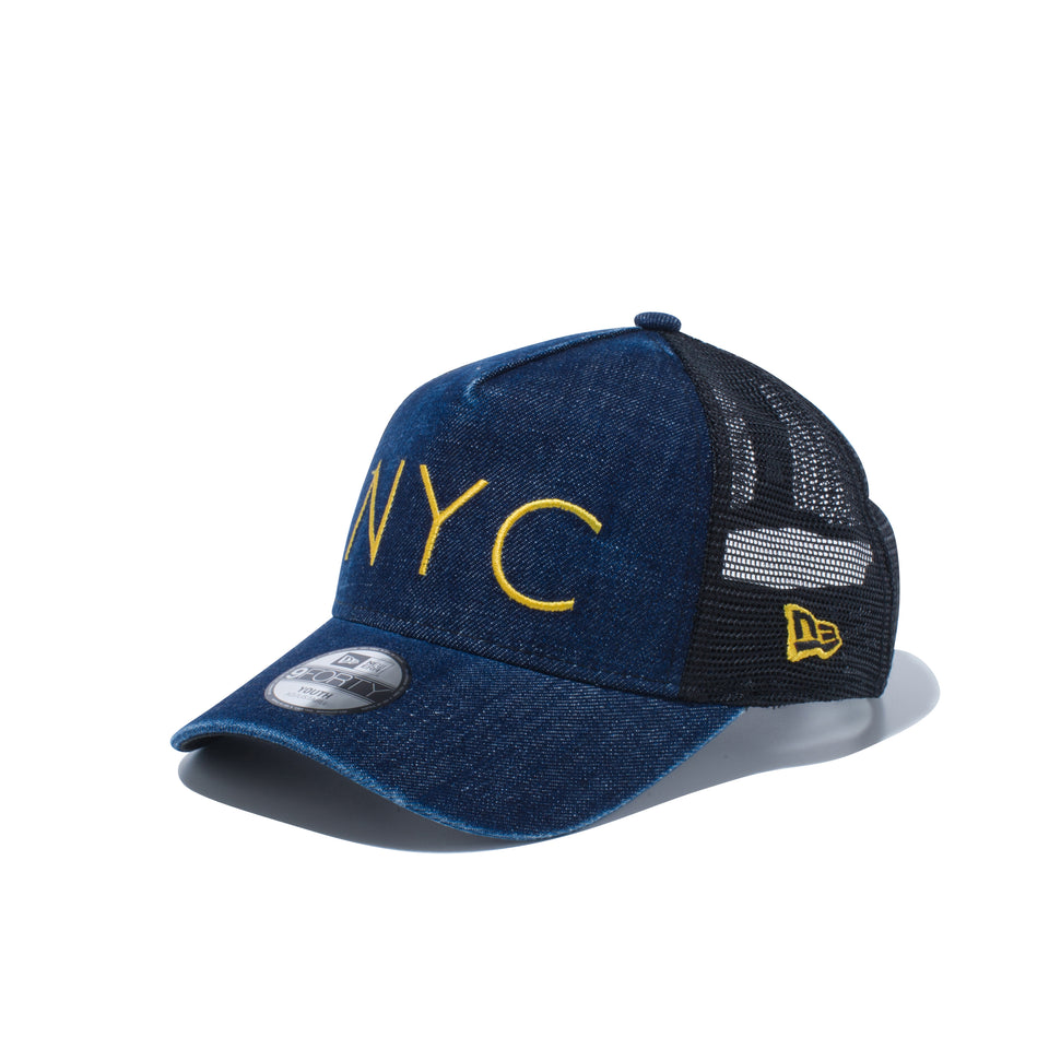 Youth 9FORTY A-Frame トラッカー デニム NYC インディゴデニム × ブラス