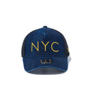 Youth 9FORTY A-Frame トラッカー デニム NYC インディゴデニム × ブラス