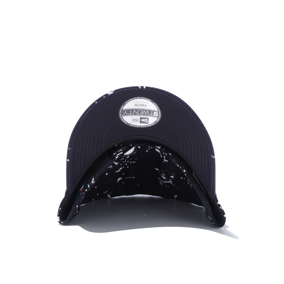 Youth 9TWENTY ニューヨーク・ヤンキース スプラッシュペイント ミニロゴ  ネイビー