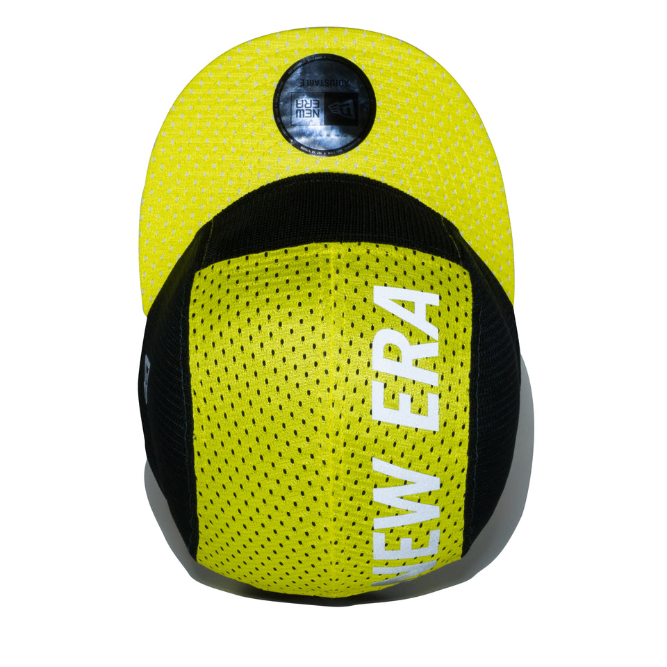 ジェットキャップ テック マルチメッシュ NEW ERA リフレクターロゴ ブラック / イエロー 【ニューエラ アウトドア】