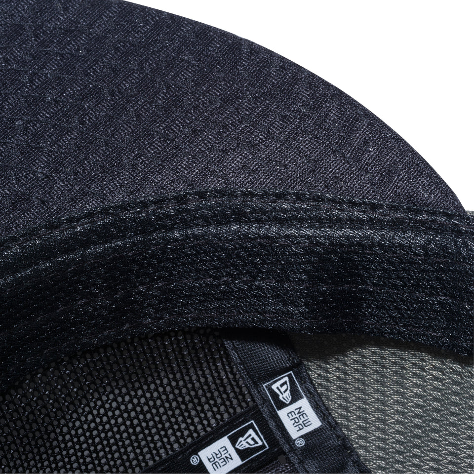 ジェットキャップ テック マルチメッシュ NEW ERA リフレクターロゴ ブラック / カーキ 【ニューエラ アウトドア】