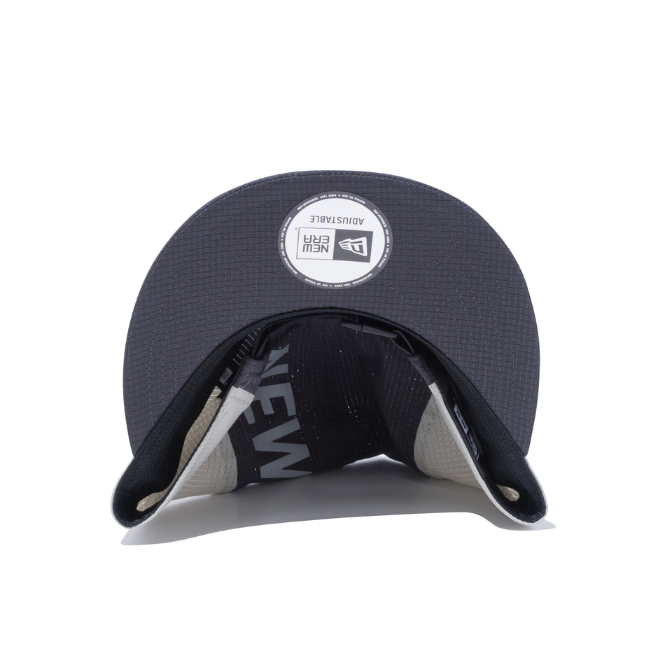 ジェットキャップ テックエアー NEW ERA リフレクターロゴ チャコール / グレー 【ニューエラ アウトドア】