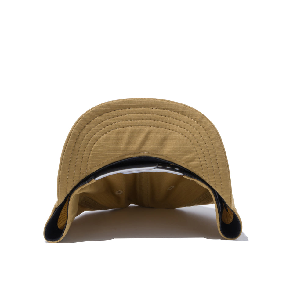 バイクキャップ テック ストレッチ NEW ERA リフレクターロゴ カーキ 【ニューエラ アウトドア】