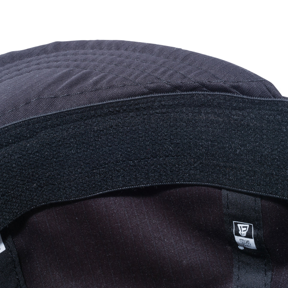 バイクキャップ テック ストレッチ NEW ERA リフレクターロゴ ブラック 【ニューエラ アウトドア】