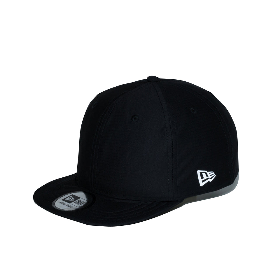 バイクキャップ テック ストレッチ NEW ERA リフレクターロゴ ブラック 【ニューエラ アウトドア】
