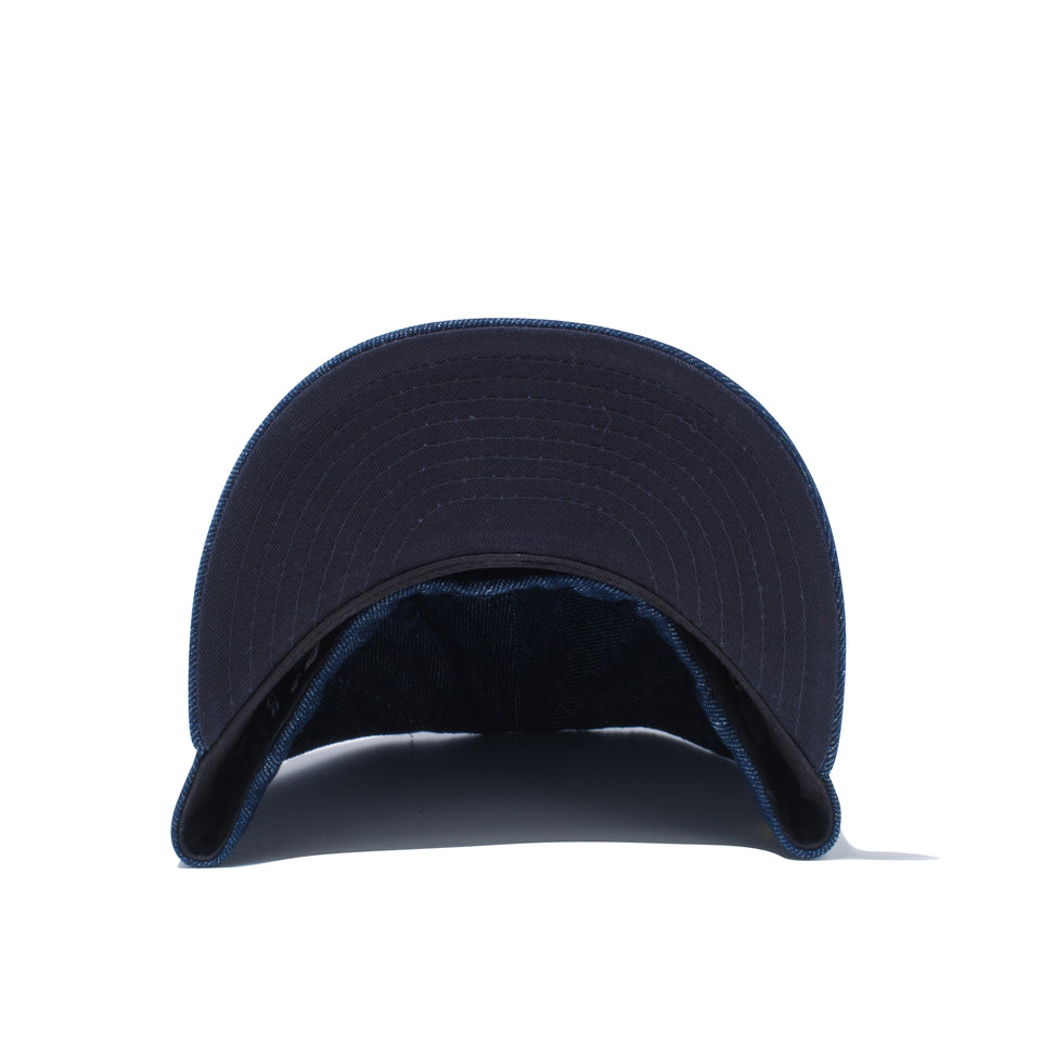 Kid's 59FIFTY デニム ウーブンパッチ インディゴデニム