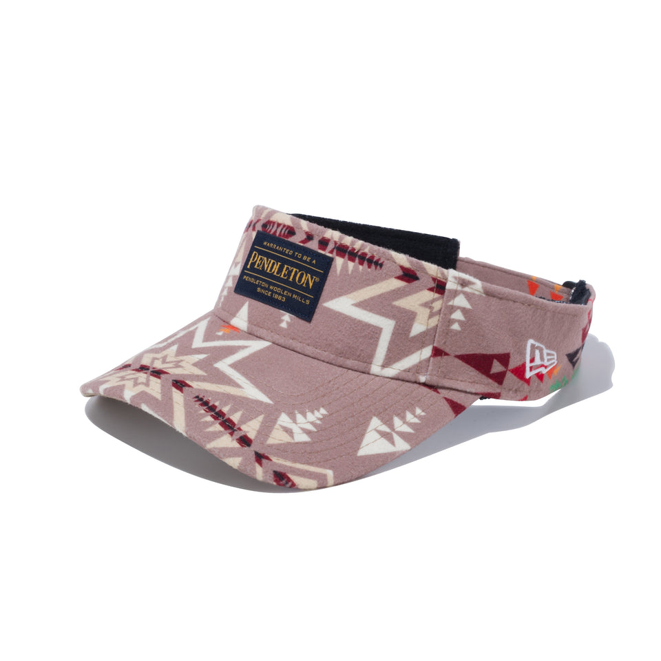 【ゴルフ】 WOMEN'S サンバイザー ペンドルトン Plains Star ベージュ
