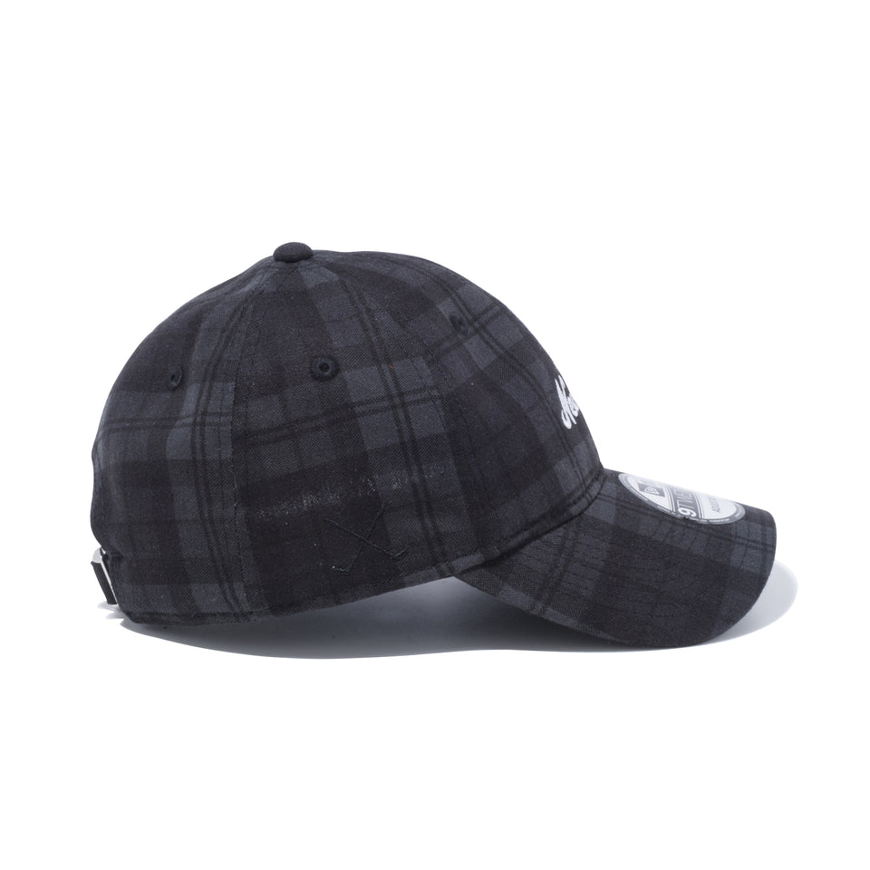 【ゴルフ】 WOMEN'S 9TWENTY Small ブラックウォッチ New Era ブラック × スノーホワイト