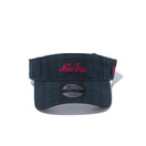 【ゴルフ】 サンバイザー ブラックウォッチ New Era グリーン × ラセット