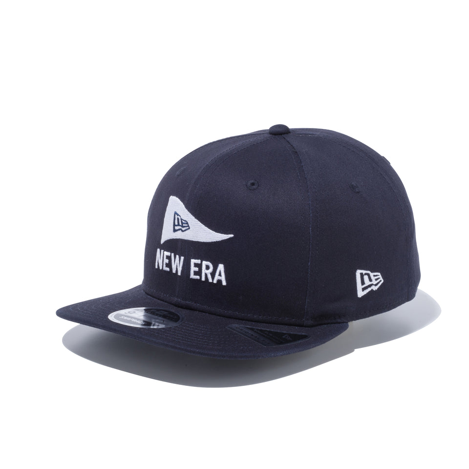【ゴルフ】 9FIFTY Original Fit ストレッチコットン ウォッシャブル ピンフラッグ ロゴ ネイビー