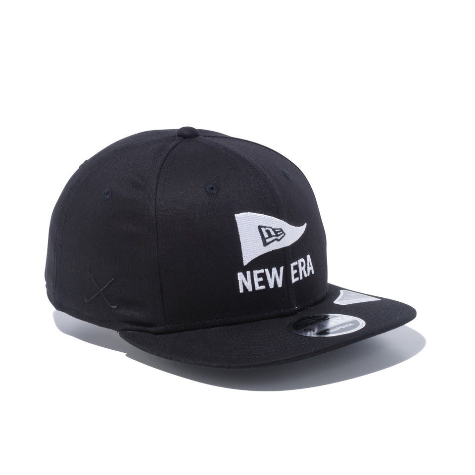 【ゴルフ】 9FIFTY Original Fit ストレッチコットン ウォッシャブル ピンフラッグ ロゴ ブラック