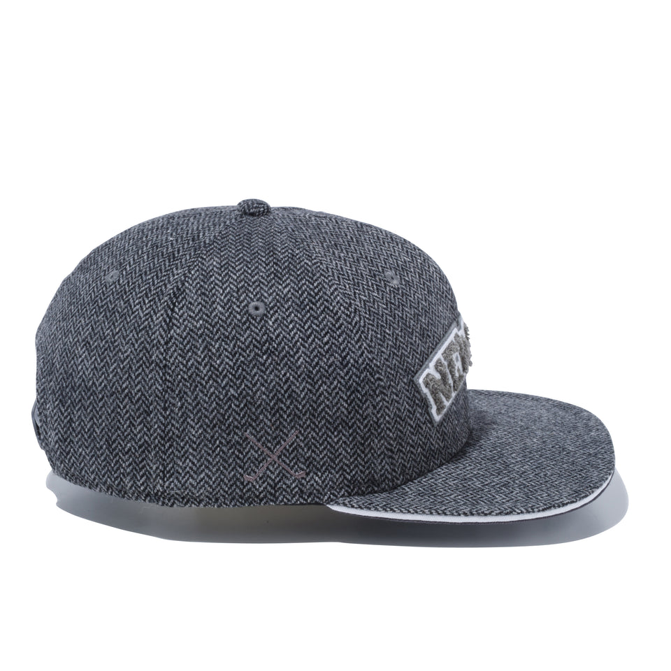 【ゴルフ】 9FIFTY Original Fit ヘリンボーン アーチロゴ グレー