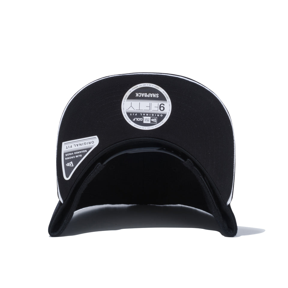 【ゴルフ】 9FIFTY Original Fit ヘリンボーン アーチロゴ ブラック