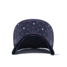 【ゴルフ】 9FIFTY Original Fit ノンウォッシュデニム スクエアロゴ ペイズリーアンダーバイザー