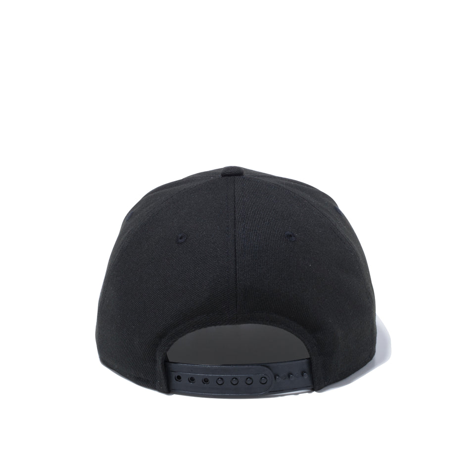 【ゴルフ】 9FIFTY Original Fit ボールペイント ピンフラッグロゴ ブラック プリントバイザー