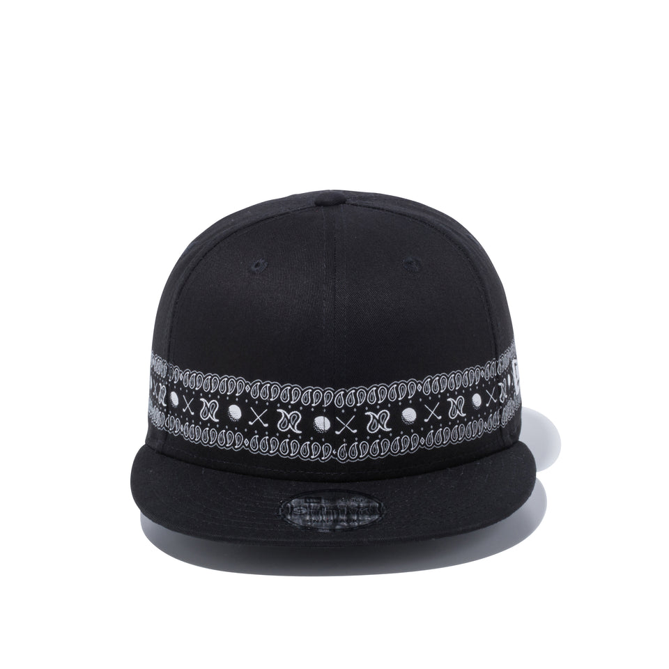 【ゴルフ】 9FIFTY ゴルフペイズリー ブラック