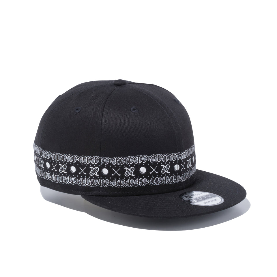 【ゴルフ】 9FIFTY ゴルフペイズリー ブラック