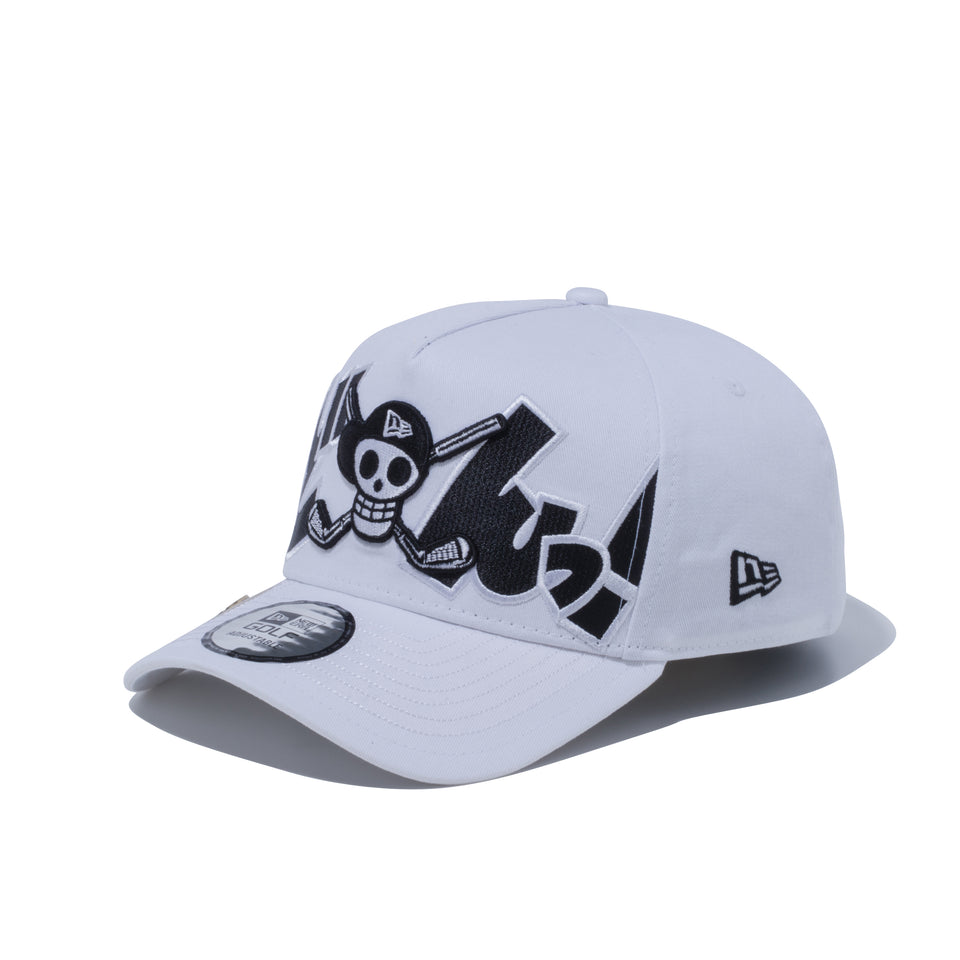 【ゴルフ】 9FORTY A-Frame On Par ONE PIECE ワンピース ドクロ 海賊旗 どんっ！ ホワイト