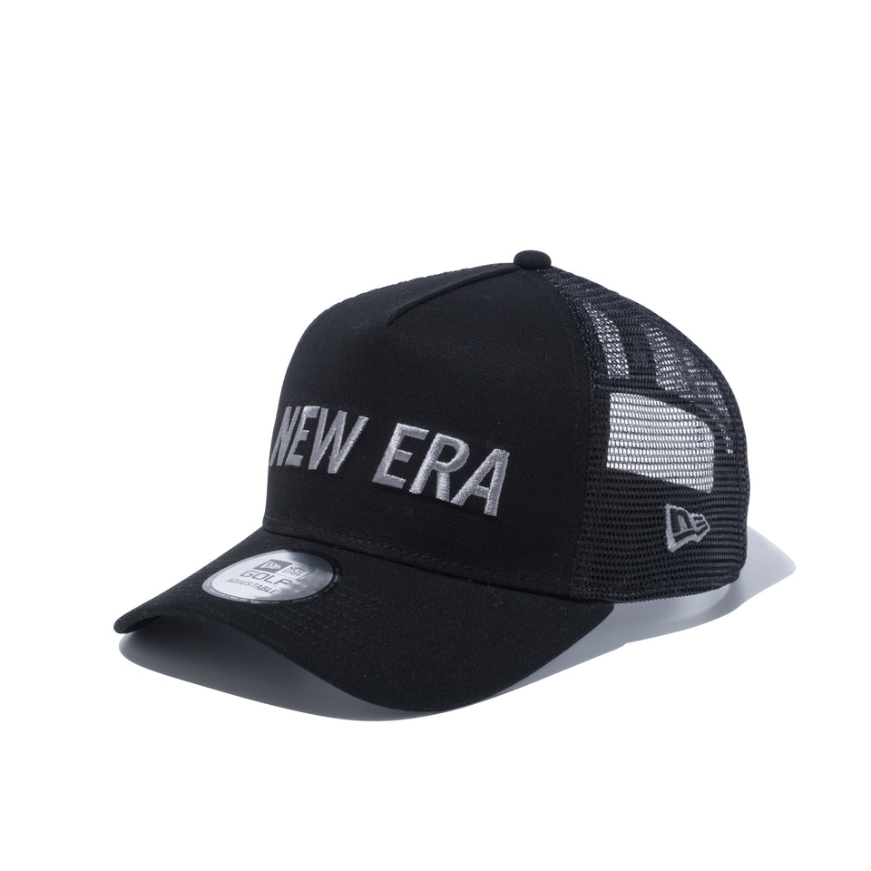 【ゴルフ】 9FORTY　A-Frame　トラッカー ダックキャンバス　NEW ERA ロゴ　ブラック