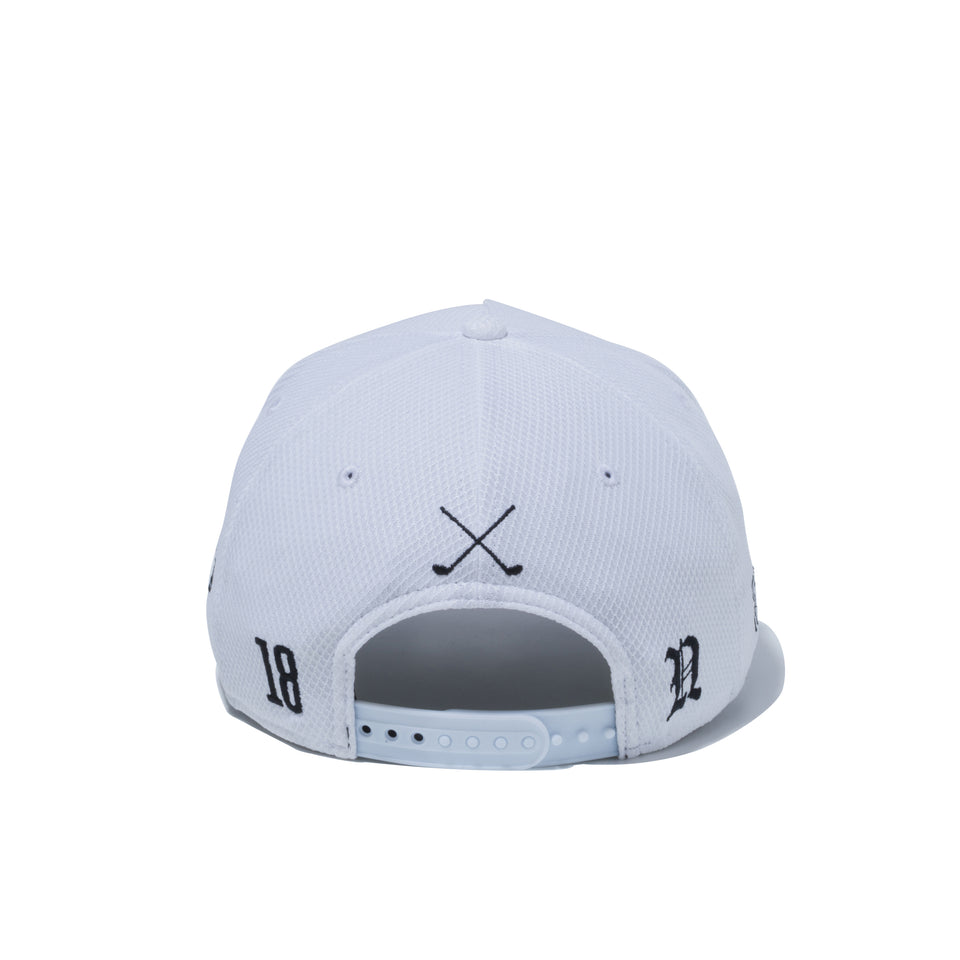 【ゴルフ】 9FORTY　A-Frame ダイアモンドエラ アーチロゴ オプティックホワイト