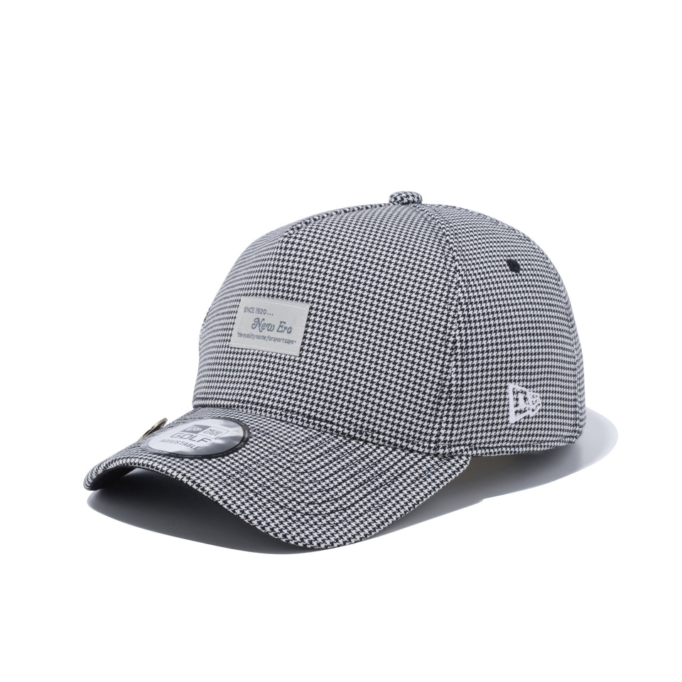 【ゴルフ】 9FORTY A-Frame On Par ハウンズトゥース ウーブンパッチ ホワイト