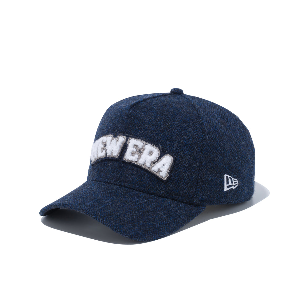【ゴルフ】 9FORTY A-Frame ヘリンボーン アーチロゴ ネイビー × スノーホワイト