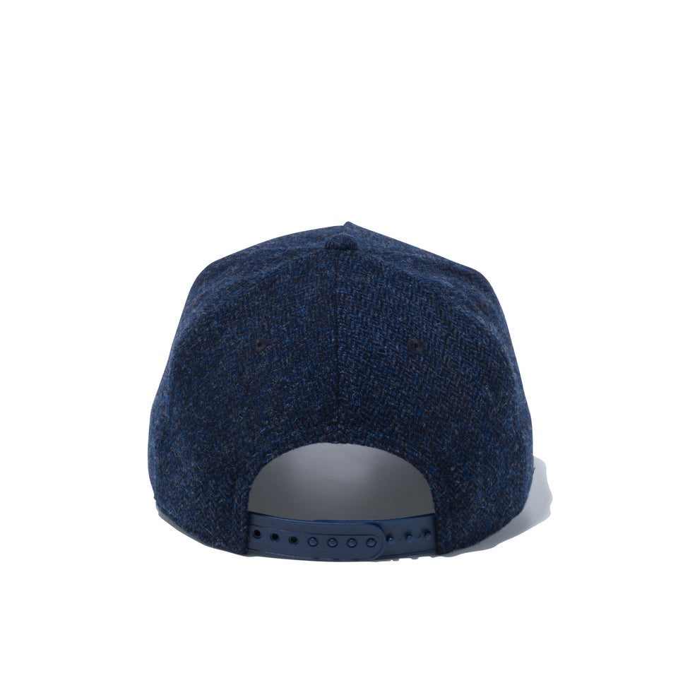 【ゴルフ】 9FORTY A-Frame ヘリンボーン アーチロゴ ネイビー × スノーホワイト
