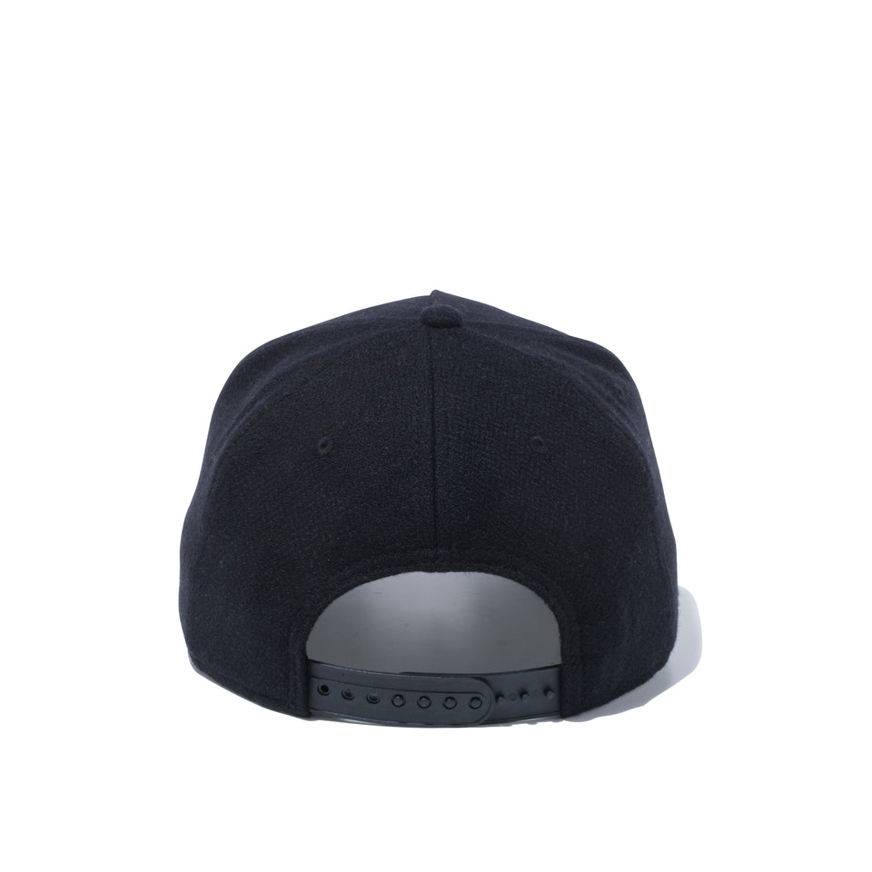 【ゴルフ】 9FORTY A-Frame ヘリンボーン アーチロゴ ブラック × スノーホワイト