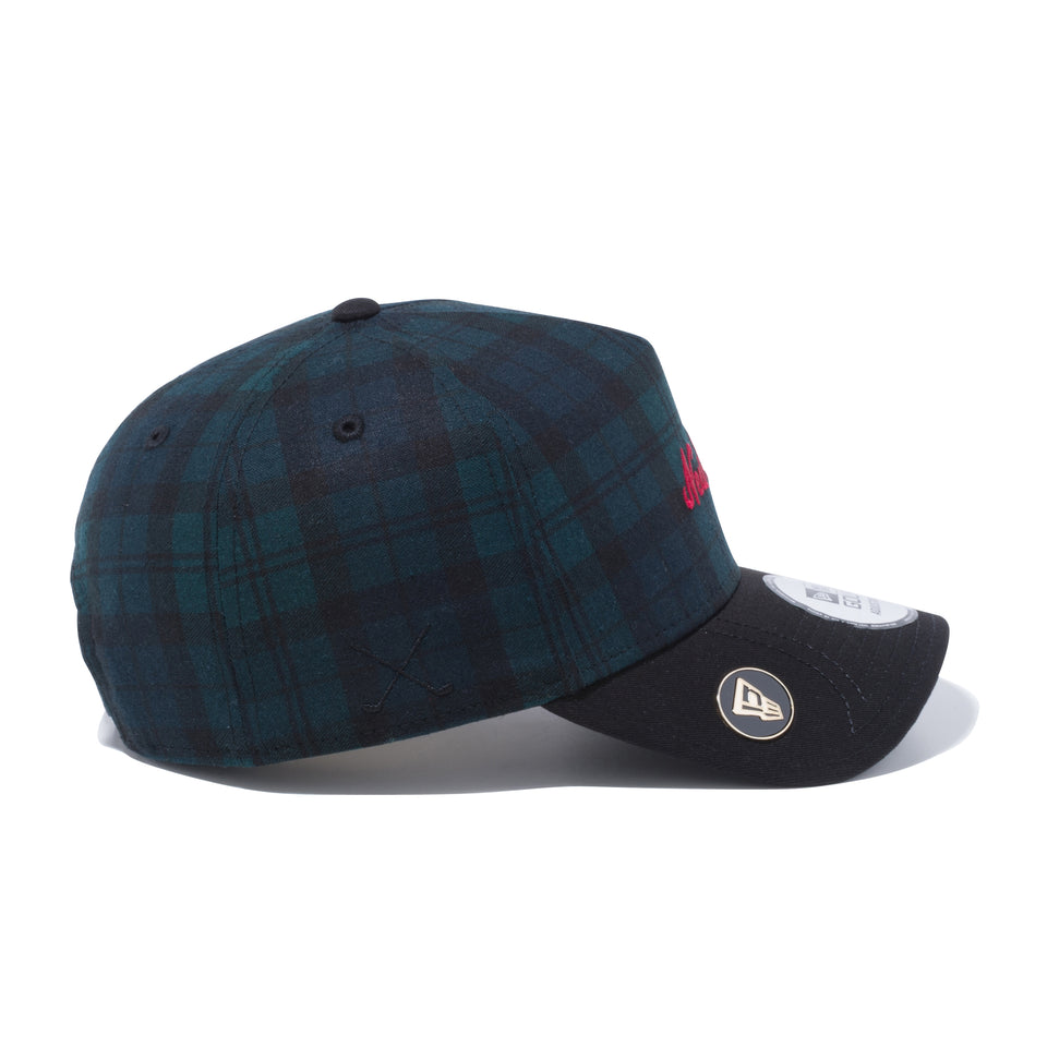 【ゴルフ】 9FORTY A-Frame On Par ブラックウォッチ New Era グリーン × ラセット