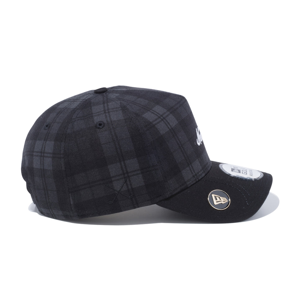 【ゴルフ】 9FORTY A-Frame On Par ブラックウォッチ New Era ブラック × スノーホワイト