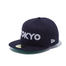 【ゴルフ】 59FIFTY TOKYO　ロゴ　18　ネイビー　グリーンアンダーバイザー