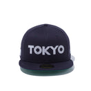 【ゴルフ】 59FIFTY TOKYO　ロゴ　18　ネイビー　グリーンアンダーバイザー