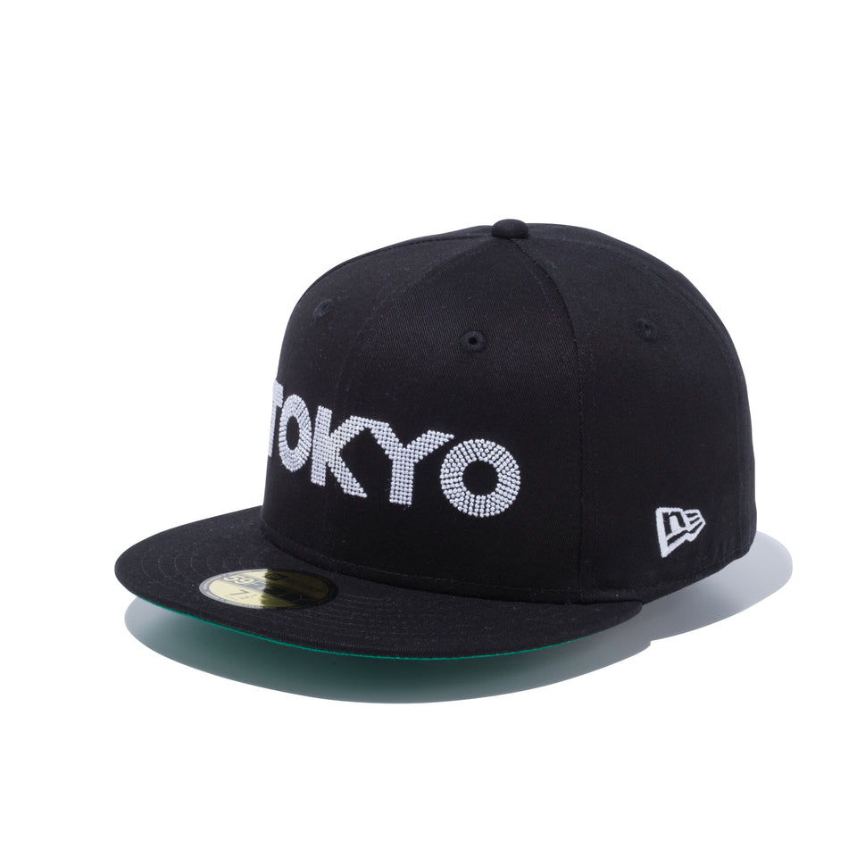 【ゴルフ】 59FIFTY TOKYO　ロゴ　18　ブラック　グリーンアンダーバイザー