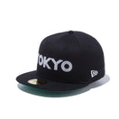 【ゴルフ】 59FIFTY TOKYO　ロゴ　18　ブラック　グリーンアンダーバイザー