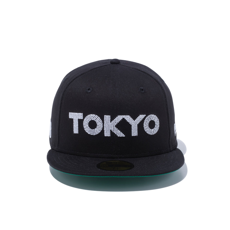 【ゴルフ】 59FIFTY TOKYO　ロゴ　18　ブラック　グリーンアンダーバイザー