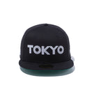 【ゴルフ】 59FIFTY TOKYO　ロゴ　18　ブラック　グリーンアンダーバイザー