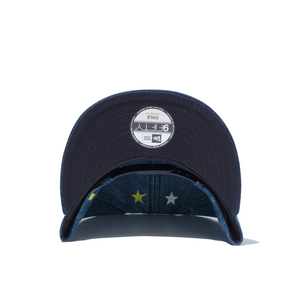 Child 9FIFTY スターズ ニューヨーク・ヤンキース ウォッシュドデニム