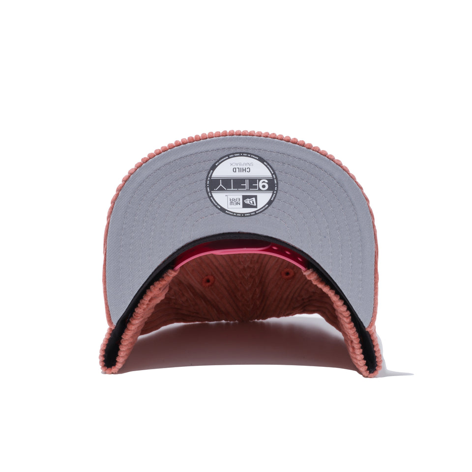 Child 9FIFTY ニューヨーク・ヤンキース コーデュロイ ピンク
