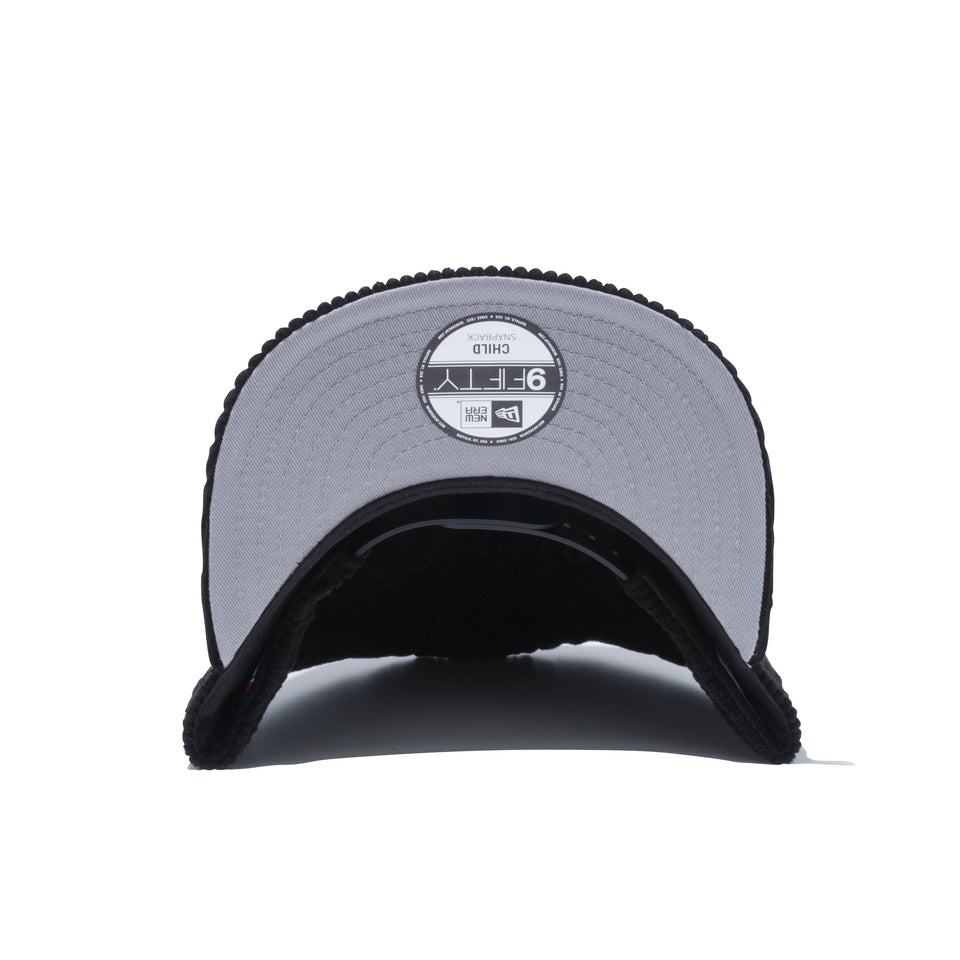 Child 9FIFTY ニューヨーク・ヤンキース コーデュロイ ブラック