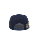 Child 9FIFTY エッセンシャル NEW ERA ネイビー × メタリックゴールド
