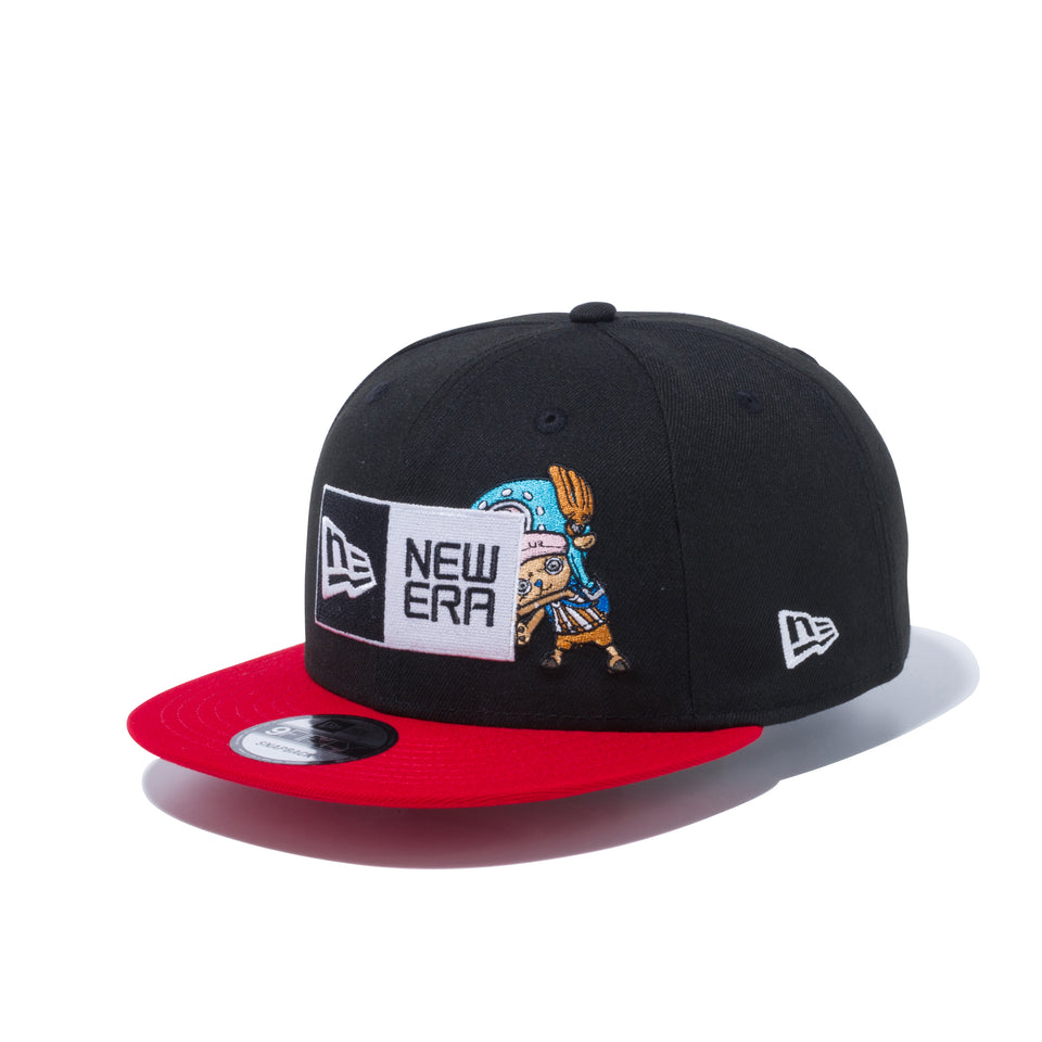 9FIFTY ONE PIECE ワンピース ボックスロゴ トニートニー・チョッパー ブラック / スカーレット