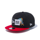 9FIFTY ONE PIECE ワンピース ボックスロゴ トニートニー・チョッパー ブラック / スカーレット