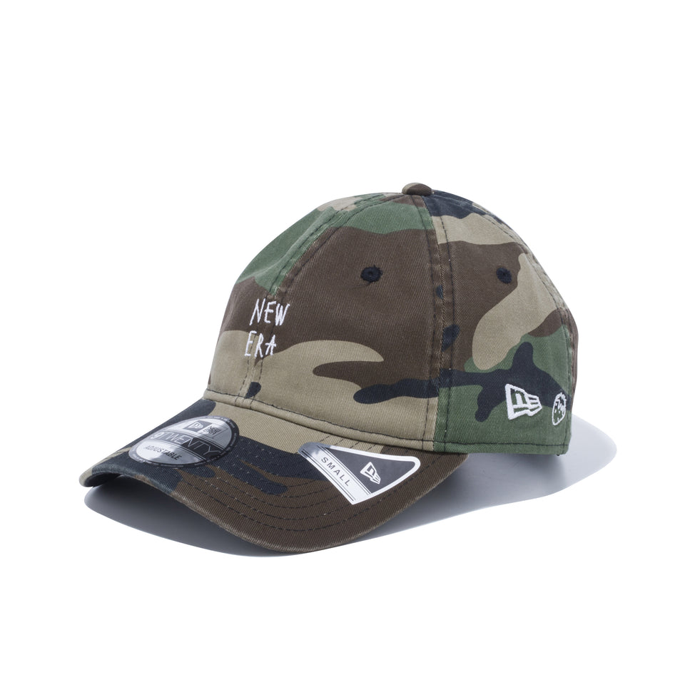 9TWENTY Small イージースナップ AI TAKAHASHI 高橋愛 NEW ERA 苺 ロゴ ウッドランドカモ