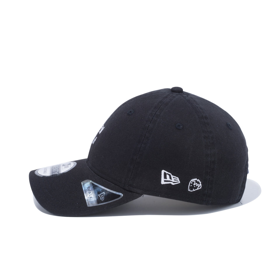 9TWENTY Small イージースナップ AI TAKAHASHI 高橋愛 NEW ERA 苺 ロゴ ブラック