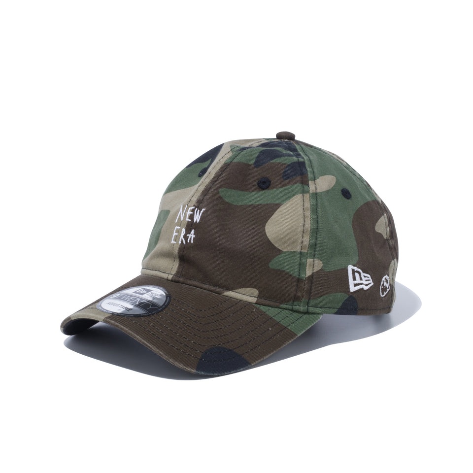 9TWENTY イージースナップ AI TAKAHASHI 高橋愛 NEW ERA 苺 ロゴ ウッドランドカモ