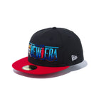 59FIFTY ONE PIECE ワンピース タイトルロゴ ブラック / スカーレットバイザー
