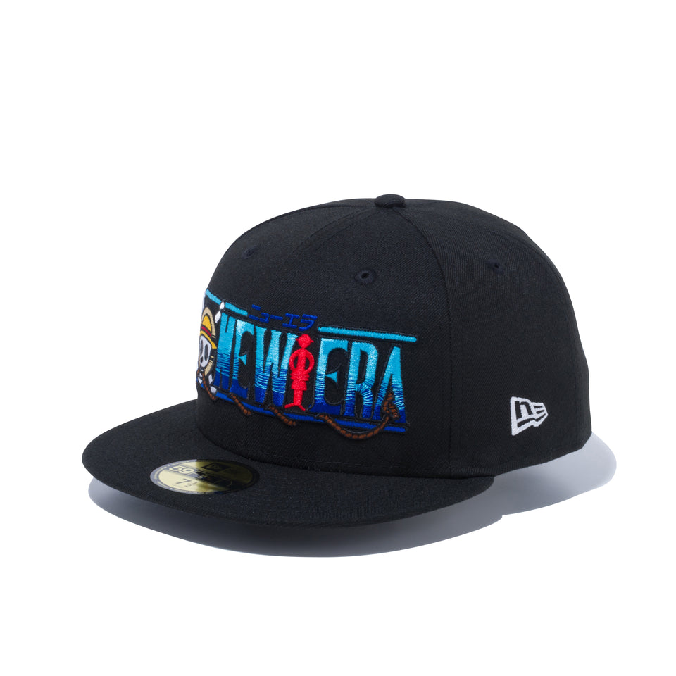 59FIFTY ONE PIECE ワンピース タイトルロゴ ブラック