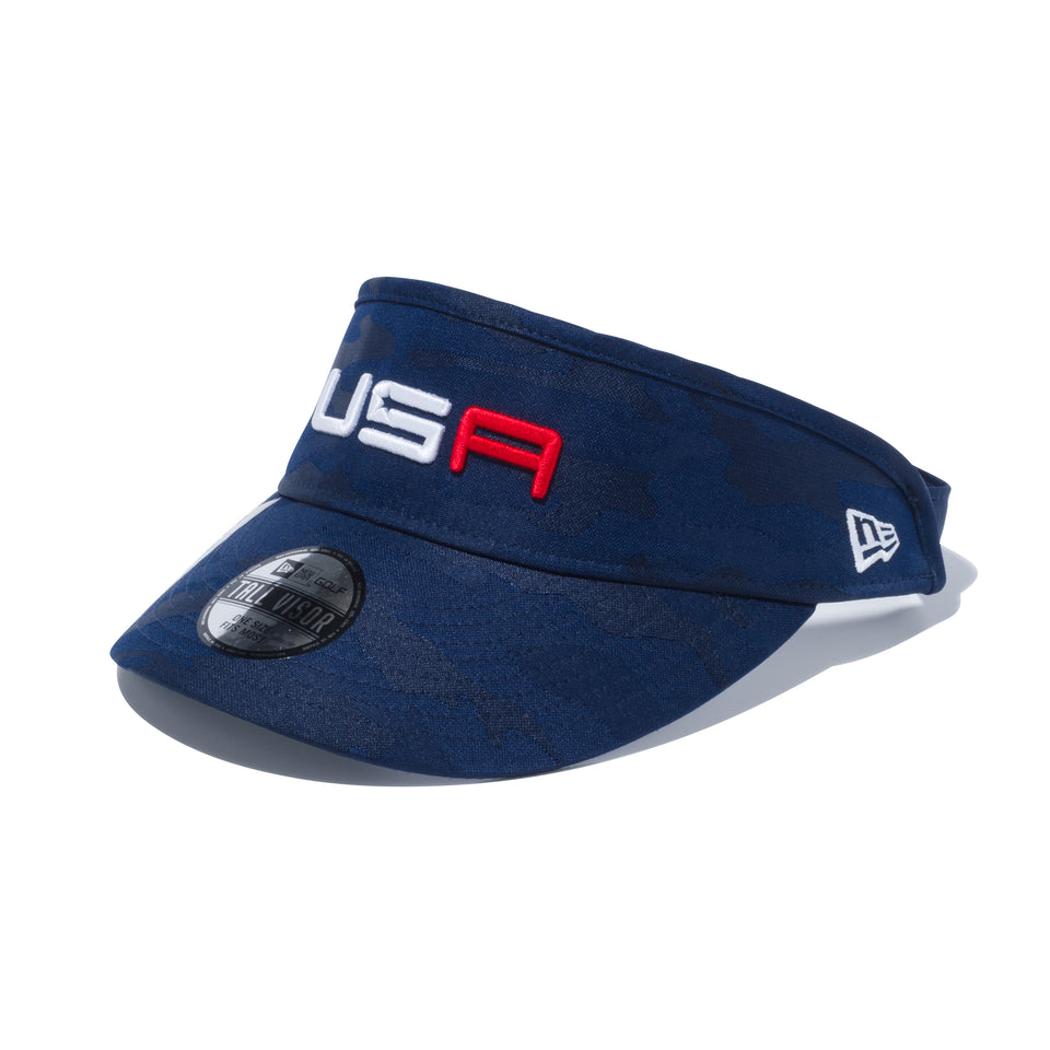 【ゴルフ】 サンバイザー RYDER CUP 2020 USA ブルージャガードカモ