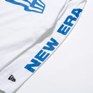 Youth 長袖 コットン Tシャツ フラッグロゴ ホワイト × ブルー